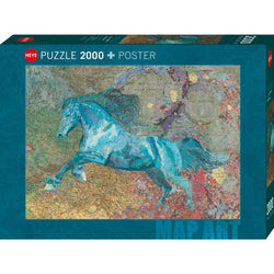 Map Horse Map Art 2000 Piece Jigsaw Puzzle Heye (ONLINE ORDER ONLY)