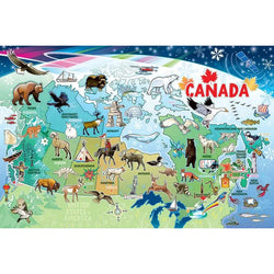 Map of Canada 35 Piece Floor Jigsaw Puzzle Cobble Hill (ONLINE ORDER ONLY)