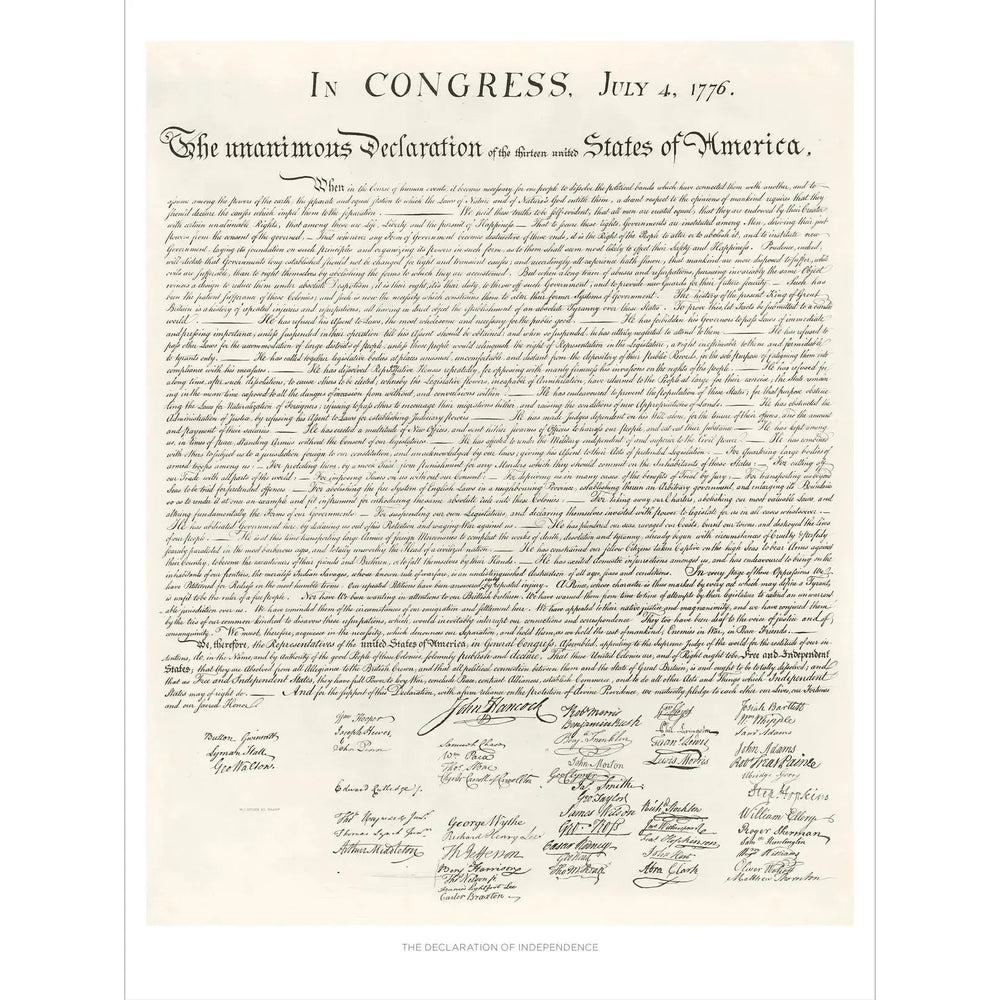 Map of DC & Declaration of Independence 1000 Piece Jigsaw Puzzle Pomegranate (ONLINE ORDER ONLY)