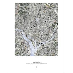 Map of DC & Declaration of Independence 1000 Piece Jigsaw Puzzle Pomegranate (ONLINE ORDER ONLY)