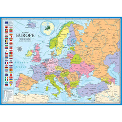 Map of Europe 1000 Piece Jigsaw Puzzle Eurographics (ONLINE ORDER ONLY)