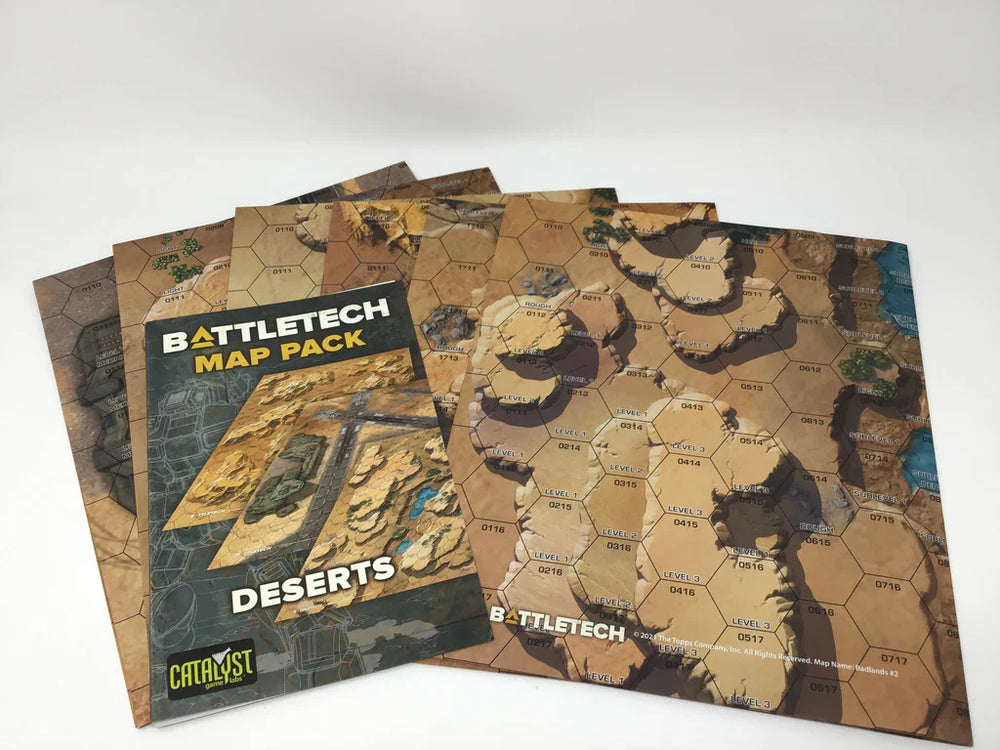 Battletech Map Pack - Deserts (Online Order Only)