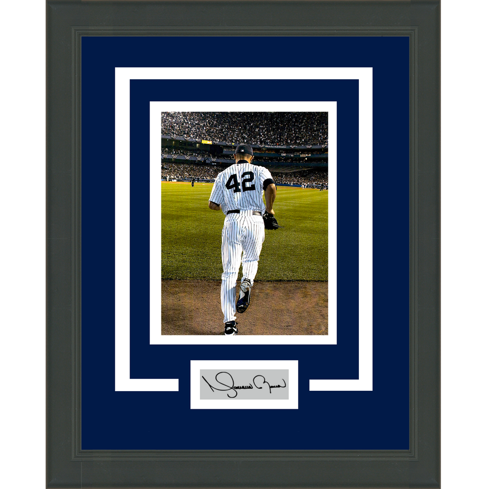 Framed Mariano Rivera Sandman Facsimile Laser Engraved Signature Auto New York Yankees 11x14 Baseball Photo (ONLINE ORDER ONLY)