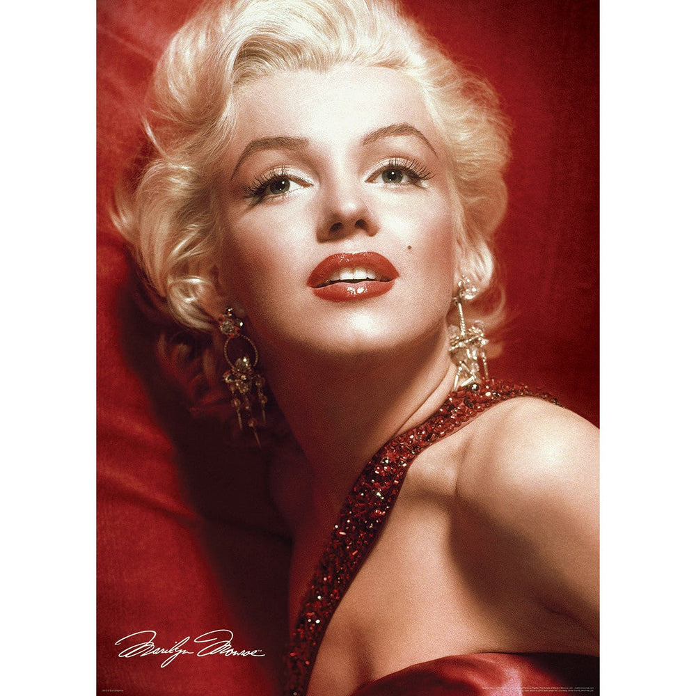 Marilyn Monroe Red Portrait 1000 Piece Jigsaw Puzzle Eurographics (ONLINE ORDER ONLY)