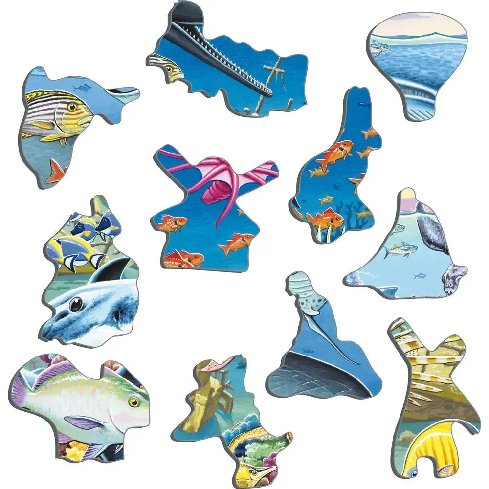 Marine Life in the Pacific Ocean 66 Piece Tray Jigsaw Puzzle Larsen (ONLINE ORDER ONLY)