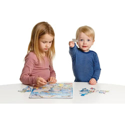 Marine Life in the Pacific Ocean 66 Piece Tray Jigsaw Puzzle Larsen (ONLINE ORDER ONLY)