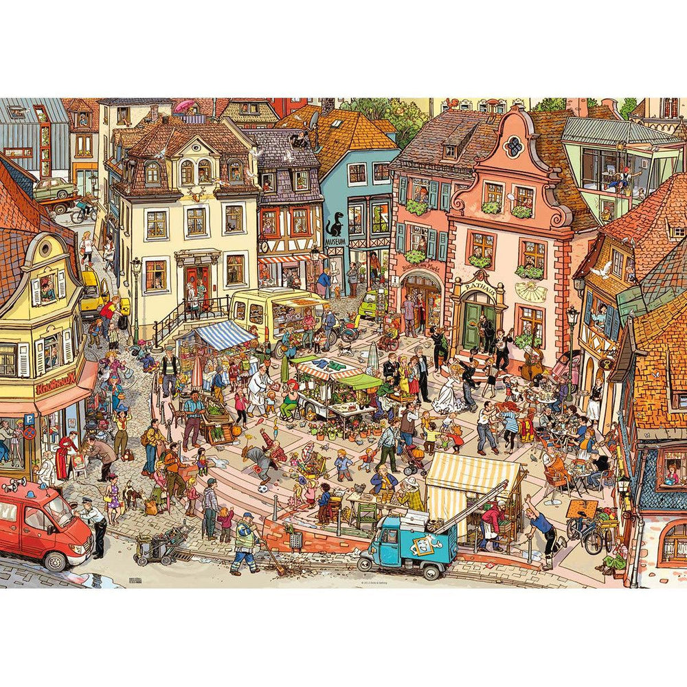 Market Place 1000 Piece Jigsaw Puzzle Heye (ONLINE ORDER ONLY)