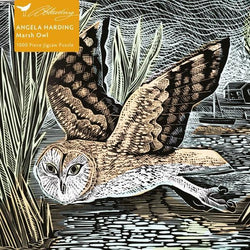 Marsh Owl by Angela Harding 1000 Piece Jigsaw Puzzle Flame Tree (ONLINE ORDER ONLY)