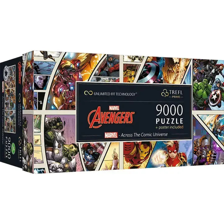 Marvel Avengers Across the Comic Universe 9000 Piece Jigsaw Puzzle Trefl (ONLINE ORDER ONLY)