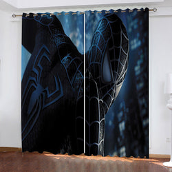 Marvel Spiderman Curtains Blackout Window Treatments Drapes for Room Decor (Online Order Only)