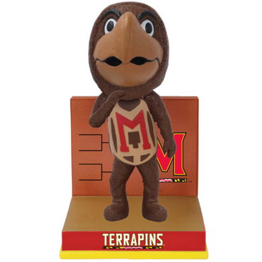 Maryland Terrapins Basketball Testudo Dancing in March Bobblehead (Presale) (ONLINE ORDER ONLY)