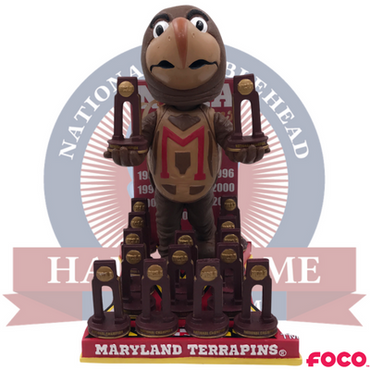 Maryland Terrapins NCAA Men's and Women's Lacrosse National Champions Bobblehead (ONLINE ORDER ONLY)