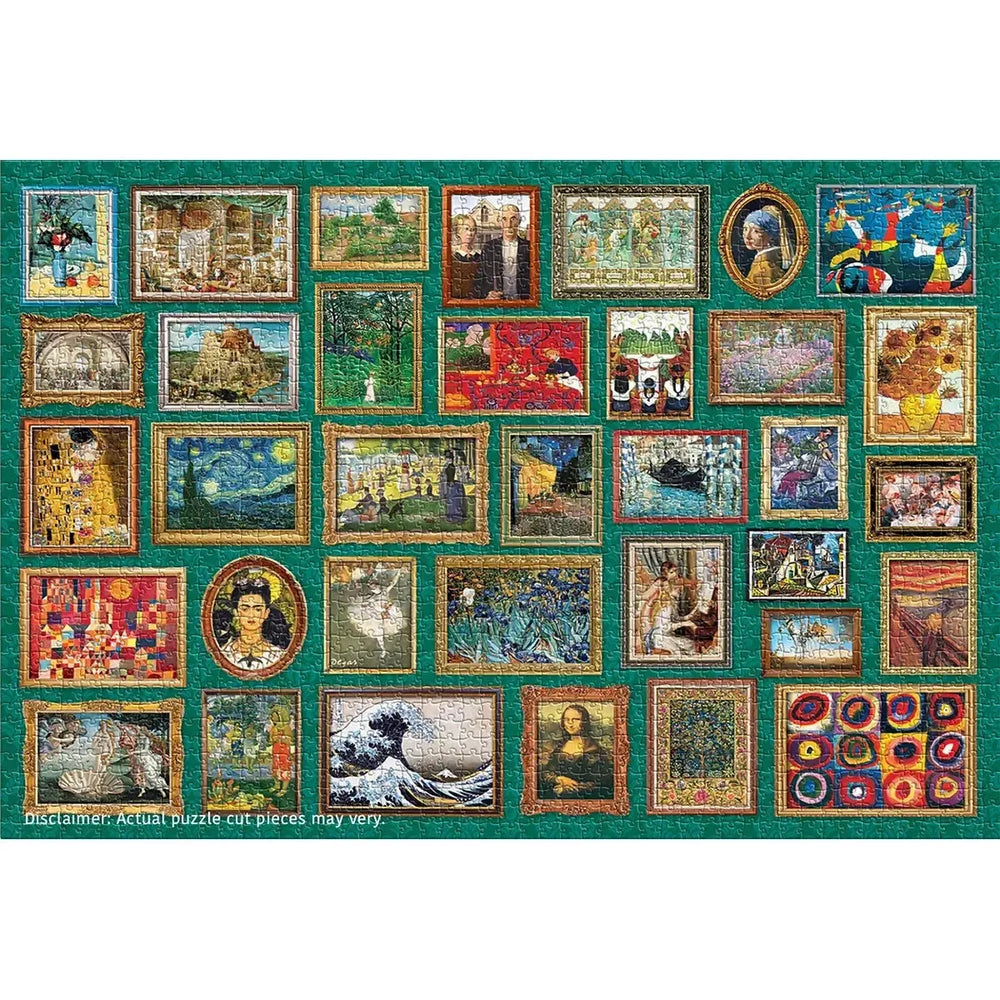 Masterpieces Collage 2000 Piece Jigsaw Puzzle Eurographics (ONLINE ORDER ONLY)