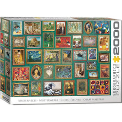 Masterpieces Collage 2000 Piece Jigsaw Puzzle Eurographics (ONLINE ORDER ONLY)