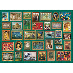 Masterpieces Collage Green 1000 Piece Jigsaw Puzzle Eurographics (ONLINE ORDER ONLY)