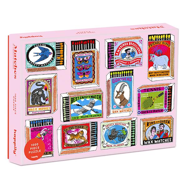 Matches 1000 Piece Jigsaw Puzzle Happily (ONLINE ORDER ONLY)