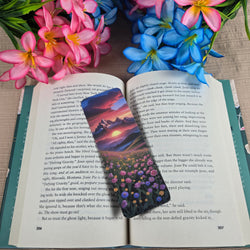 Mountain Floral Landscape Bookmark (ONLINE ORDER ONLY)