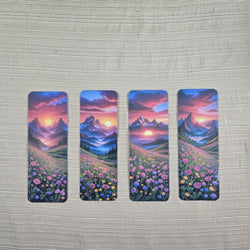 Mountain Floral Landscape Bookmark (ONLINE ORDER ONLY)