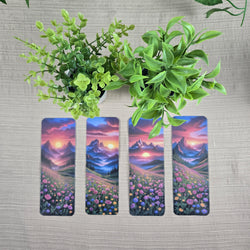 Mountain Floral Landscape Bookmark (ONLINE ORDER ONLY)