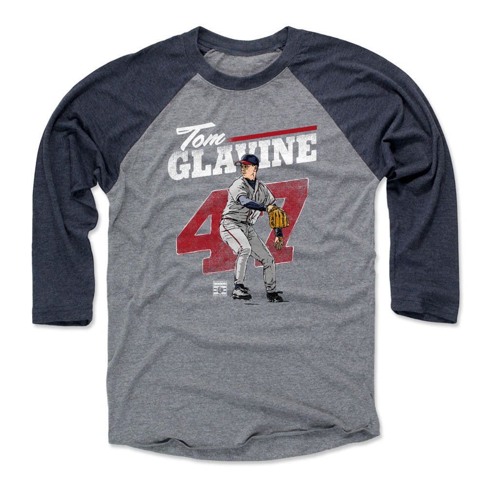 Tom Glavine Retro Grunge WHT (ONLINE ORDER ONLY)