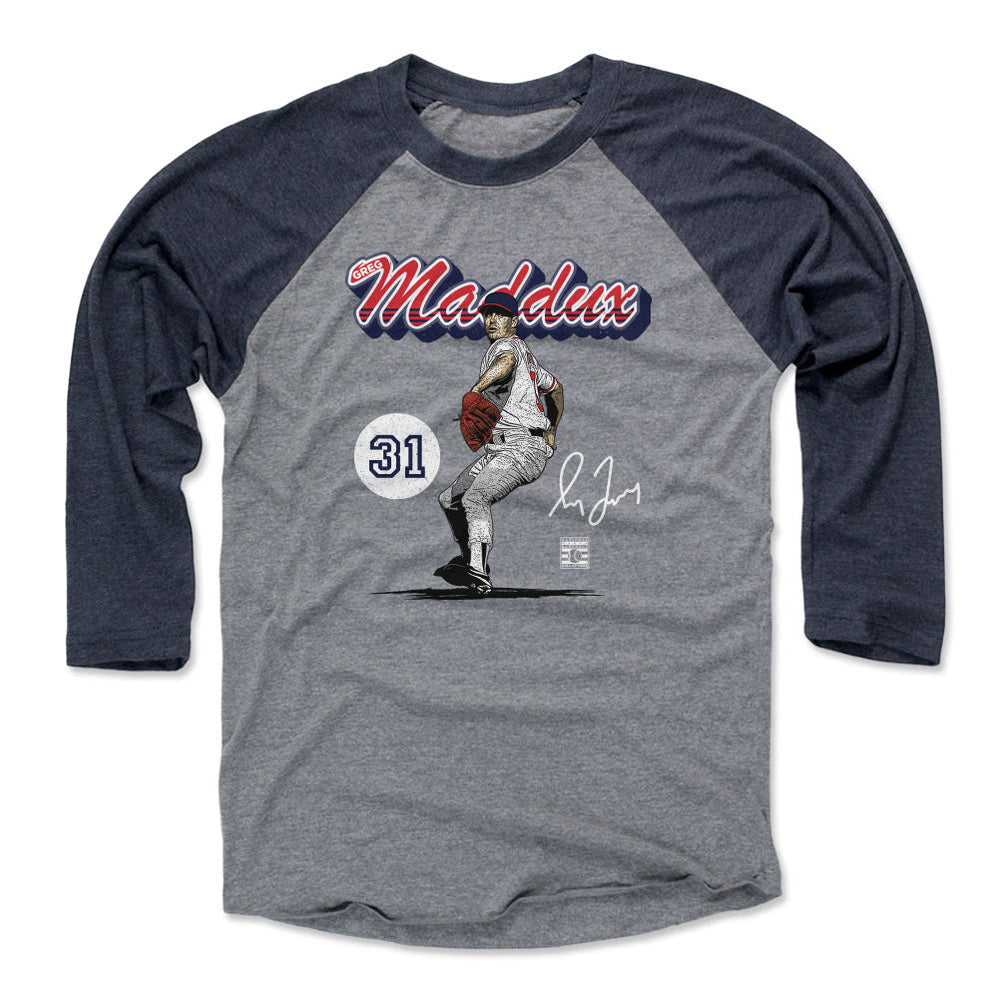 Greg Maddux Atlanta Retro Script WHT (ONLINE ORDER ONLY)