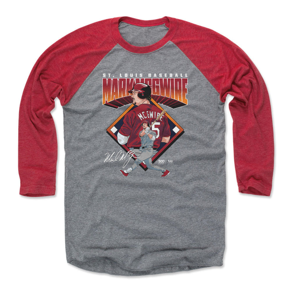 Mark McGwire St. Louis Baseball Diamond WHT (ONLINE ORDER ONLY)