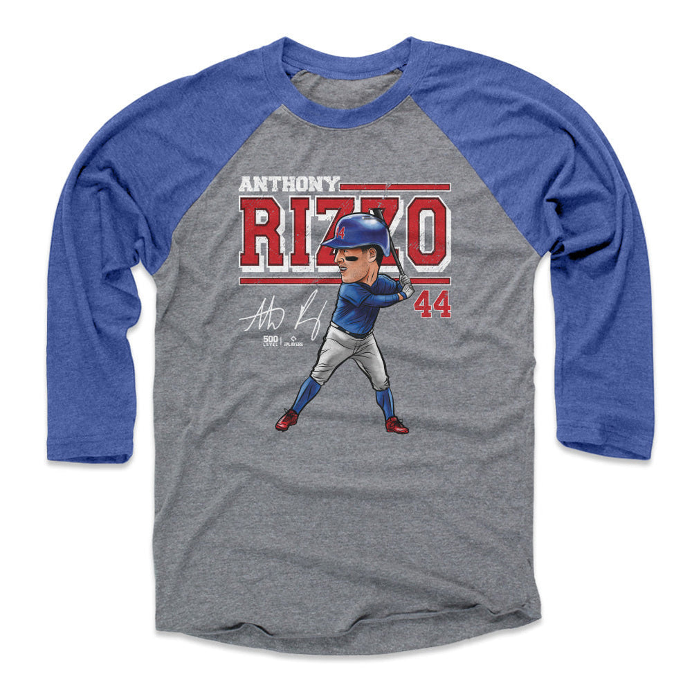 Anthony Rizzo Chicago C Cartoon WHT (ONLINE ORDER ONLY)