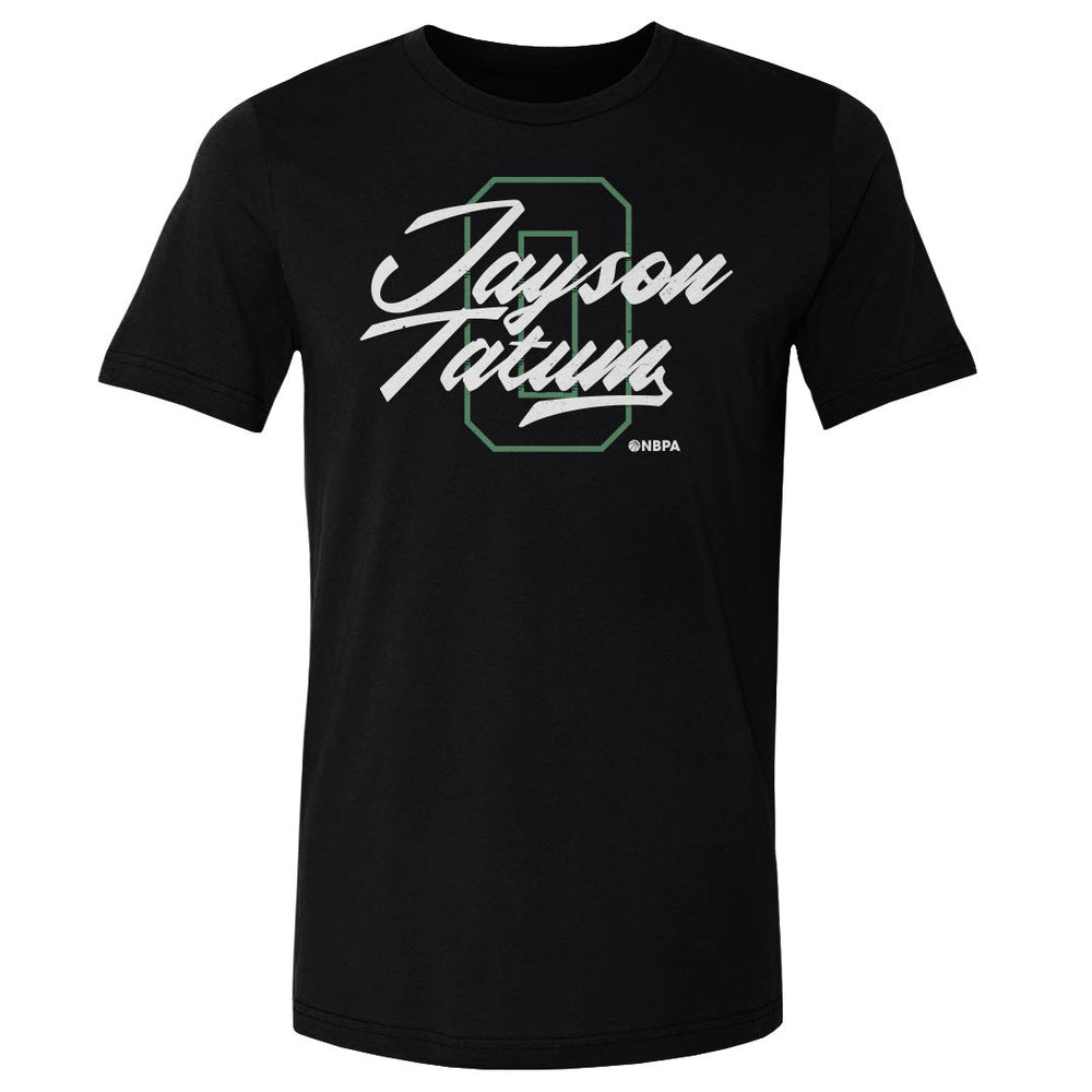 Jayson Tatum Boston Number Script WHT (ONLINE ORDER ONLY)