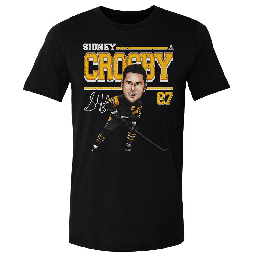 Sidney Crosby Pittsburgh Cartoon WHT (ONLINE ORDER ONLY)