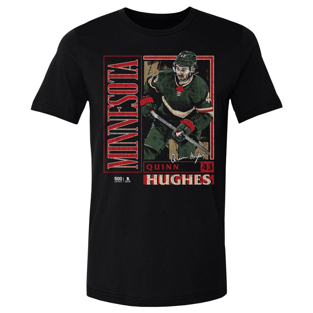 Quinn Hughes Minnesota Vintage Card WHT (ONLINE ORDER ONLY)