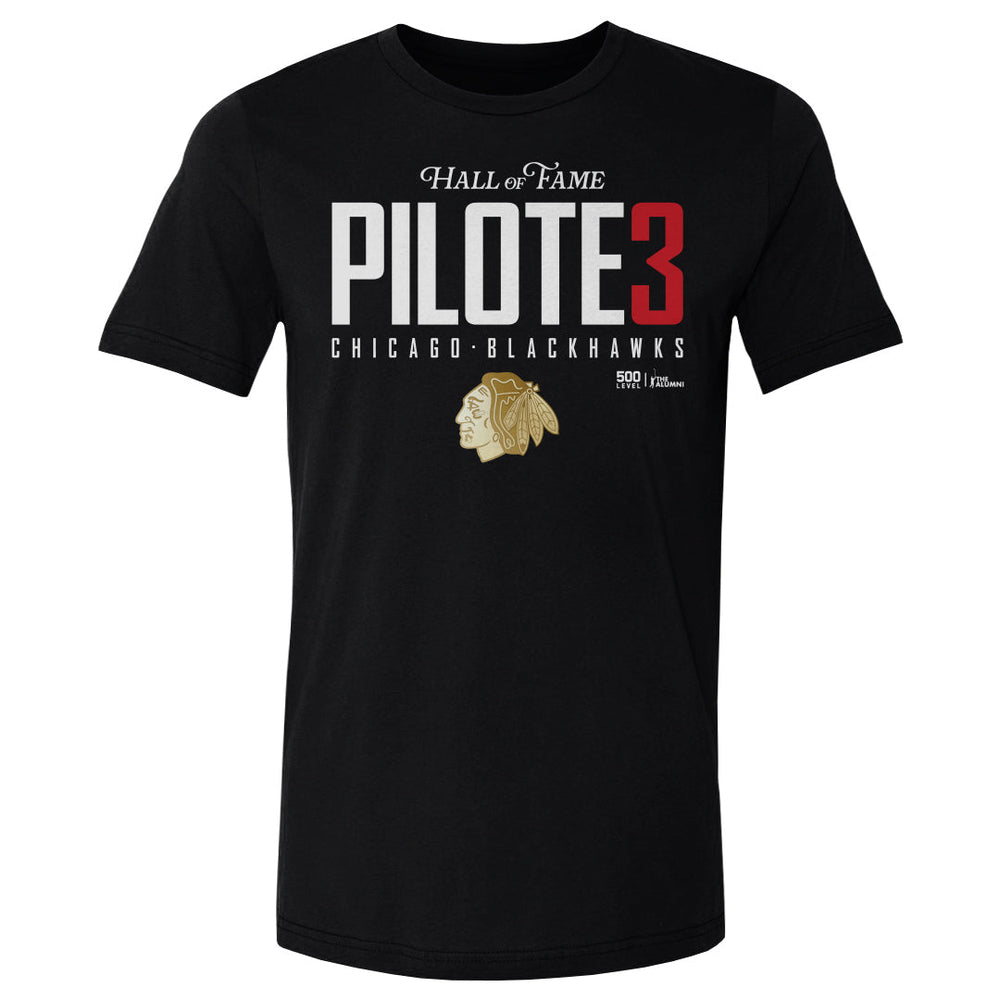 Pierre Pilote Chicago Blackhawks H.O.F. Elite WHT (ONLINE ORDER ONLY)