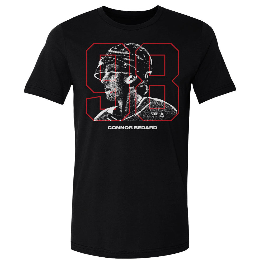 Connor Bedard Chicago Overlay WHT