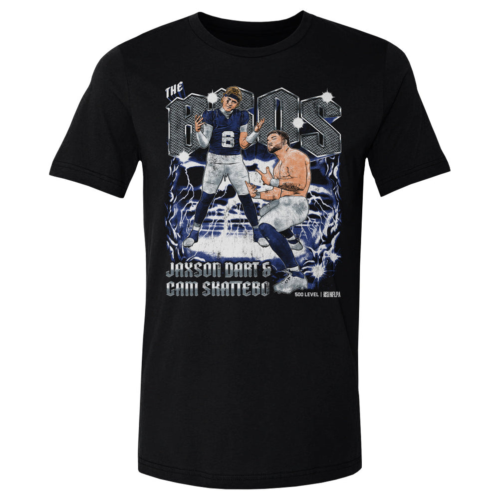 Jaxson Dart & Cam Skattebo New York G The Bros WHT (ONLINE ORDER ONLY)