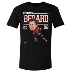 Connor Bedard Chicago Cartoon WHT