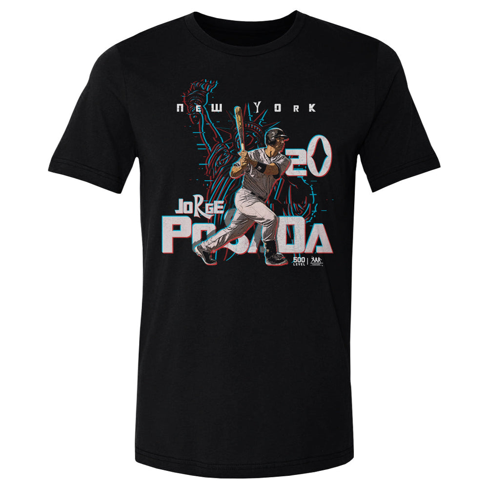 Jorge Posada New York Y 3D Graphic WHT (ONLINE ORDER ONLY)