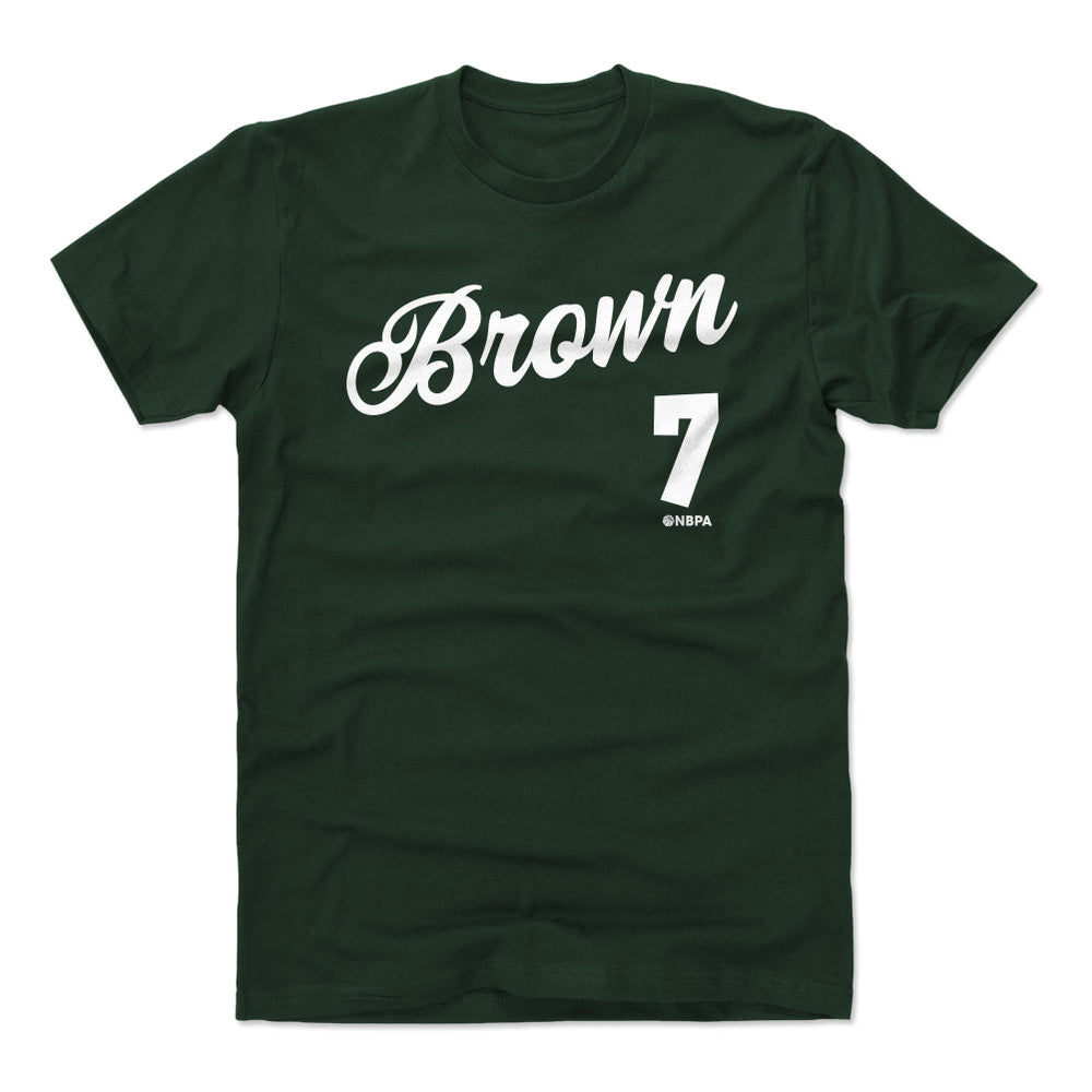 Jaylen Brown Boston Script WHT (ONLINE ORDER ONLY)