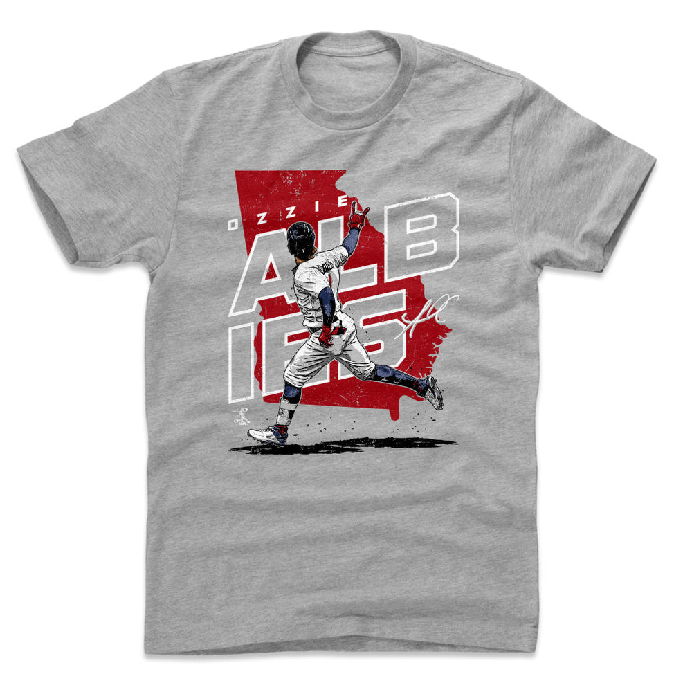 Ozzie Albies Player Map R WHT (ONLINE ORDER ONLY)