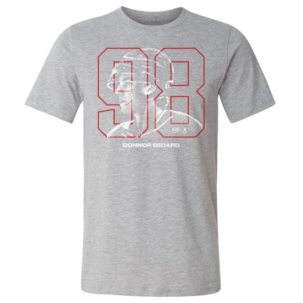 Connor Bedard Chicago Overlay WHT