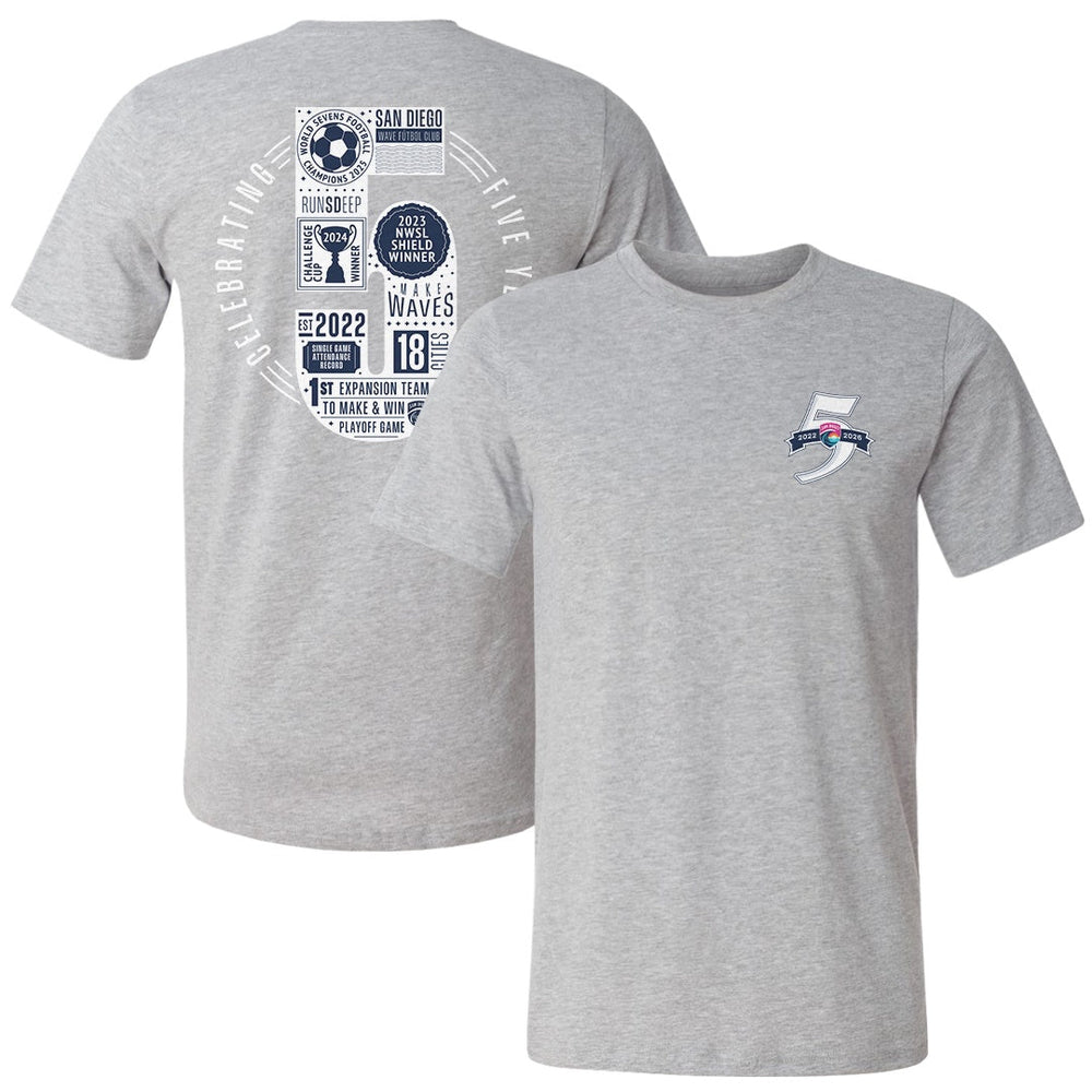 San Diego Wave FC 5 Year Anniversary F&B WHT (ONLINE ORDER ONLY)
