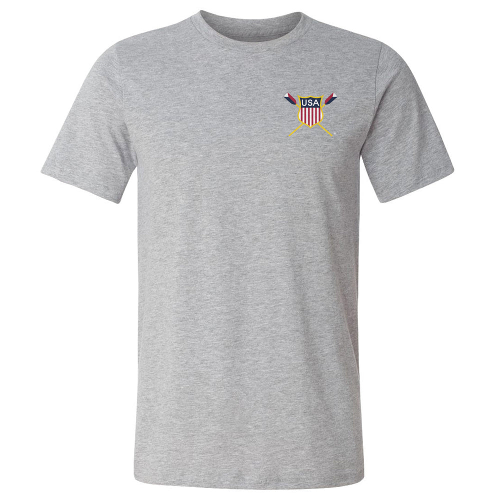USRowing Emblem Pocket Color WHT (ONLINE ORDER ONLY)