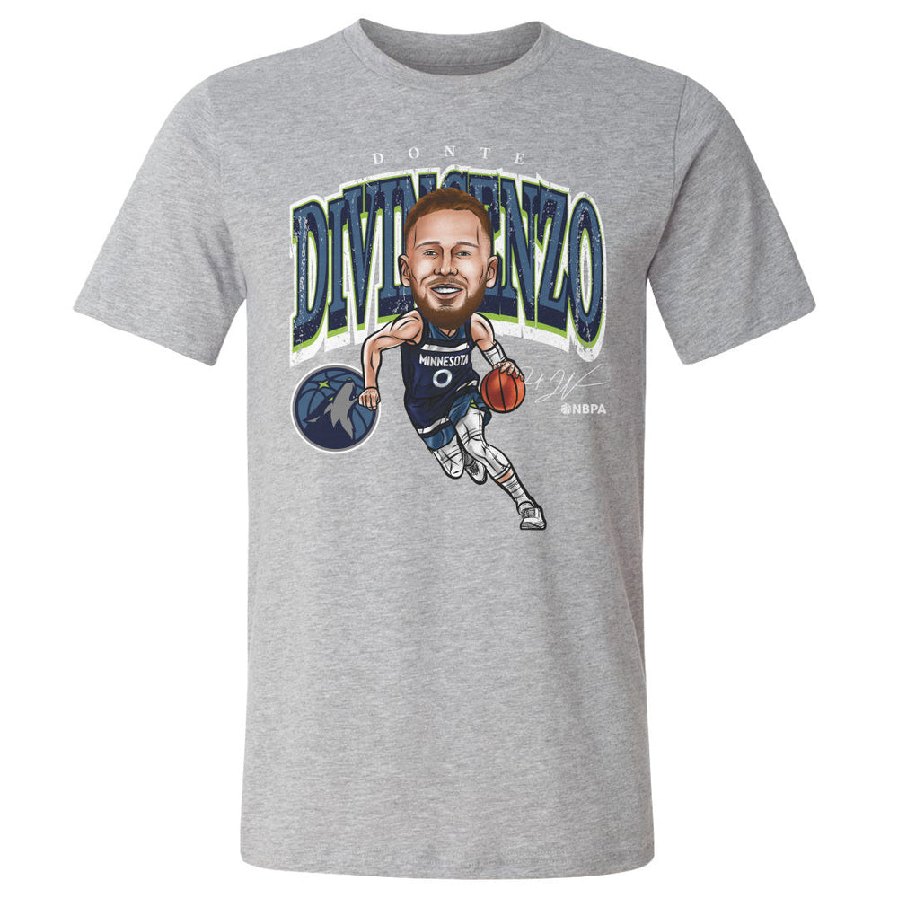 Donte DiVincenzo Minnesota Timberwolves Cartoon NBA WHT (ONLINE ORDER ONLY)