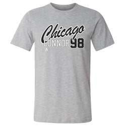Connor Bedard Chicago Script 98 WHT