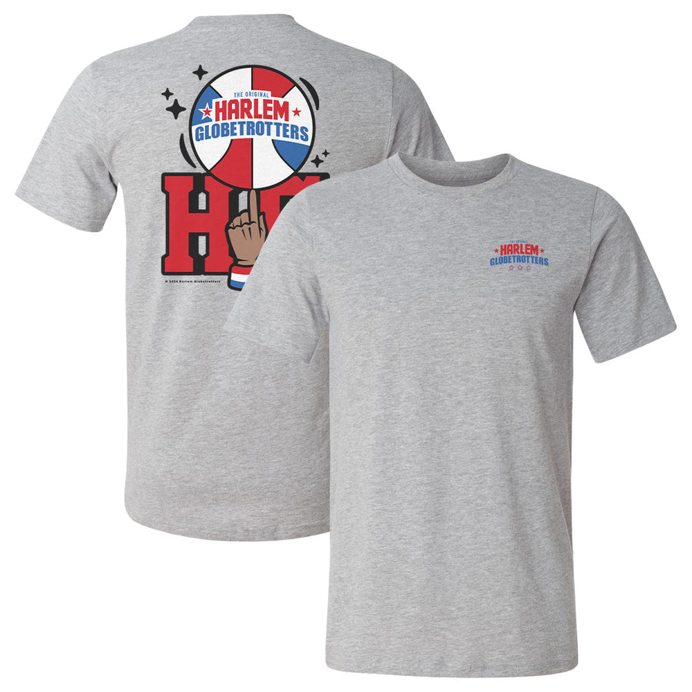 Harlem Globetrotters Spinning Ball F&B WHT (ONLINE ONLY)