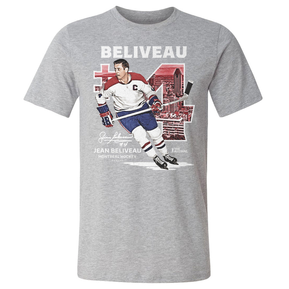 Jean Beliveau Montreal Throwback WHT (ONLINE ORDER ONLY)