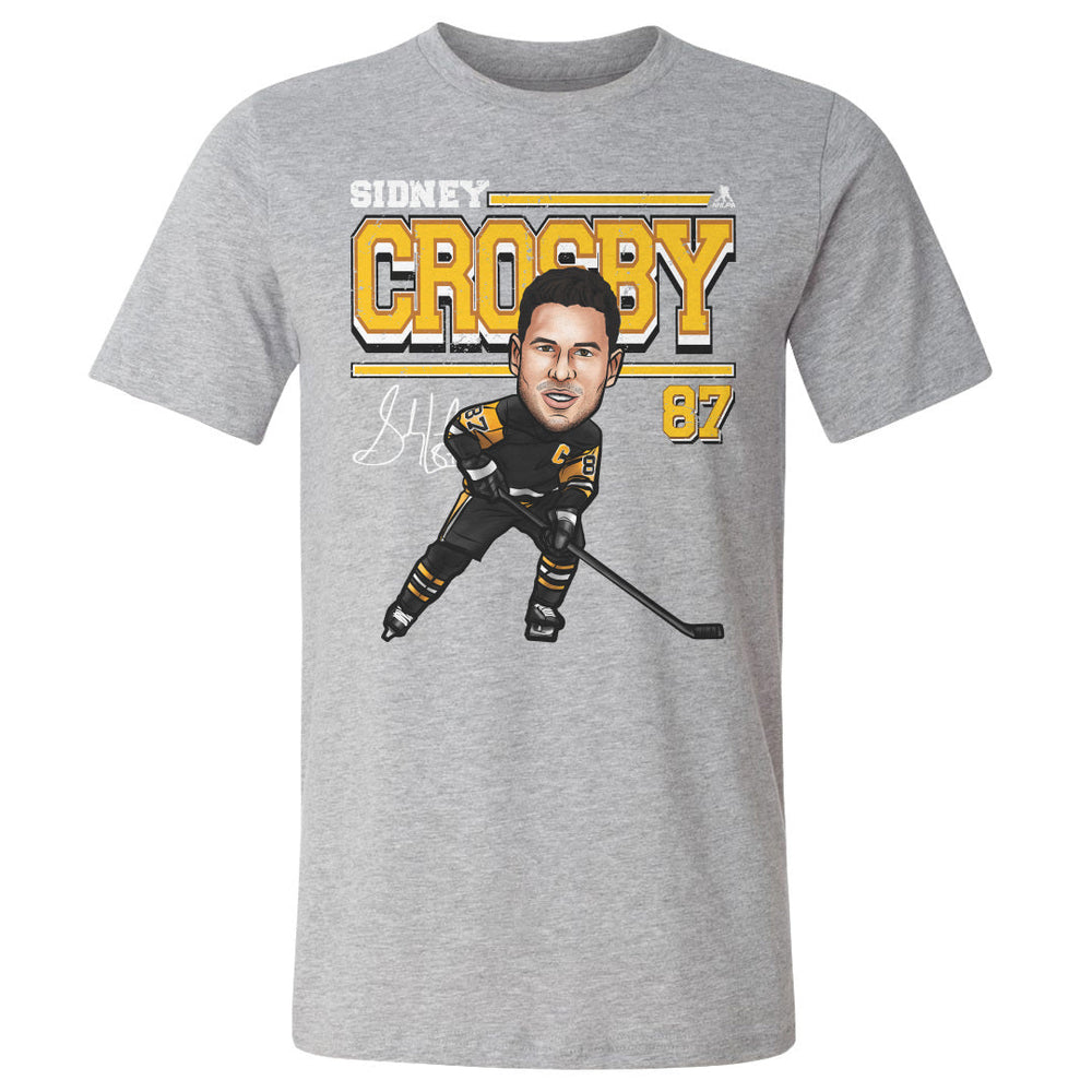 Sidney Crosby Pittsburgh Cartoon WHT (ONLINE ORDER ONLY)