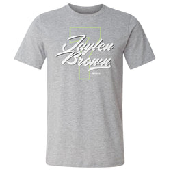 Jaylen Brown Boston Number Script WHT (ONLINE ORDER ONLY)