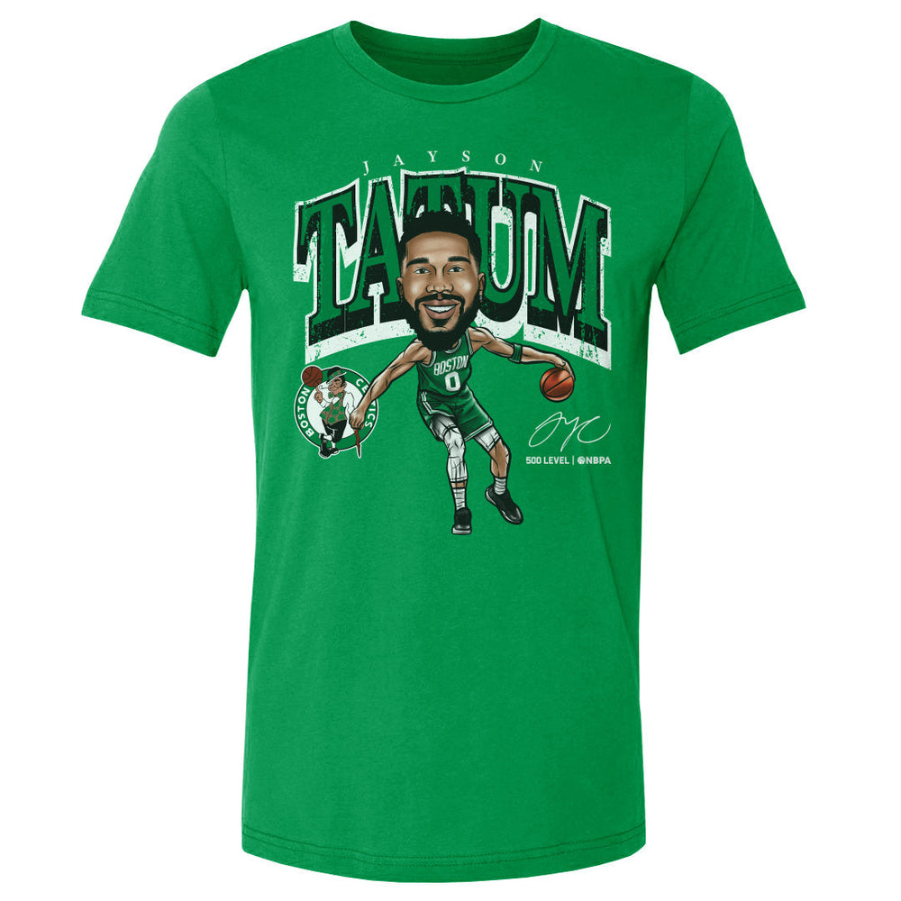 Jayson Tatum Boston Celtics Cartoon WHT (ONLINE ORDER ONLY)