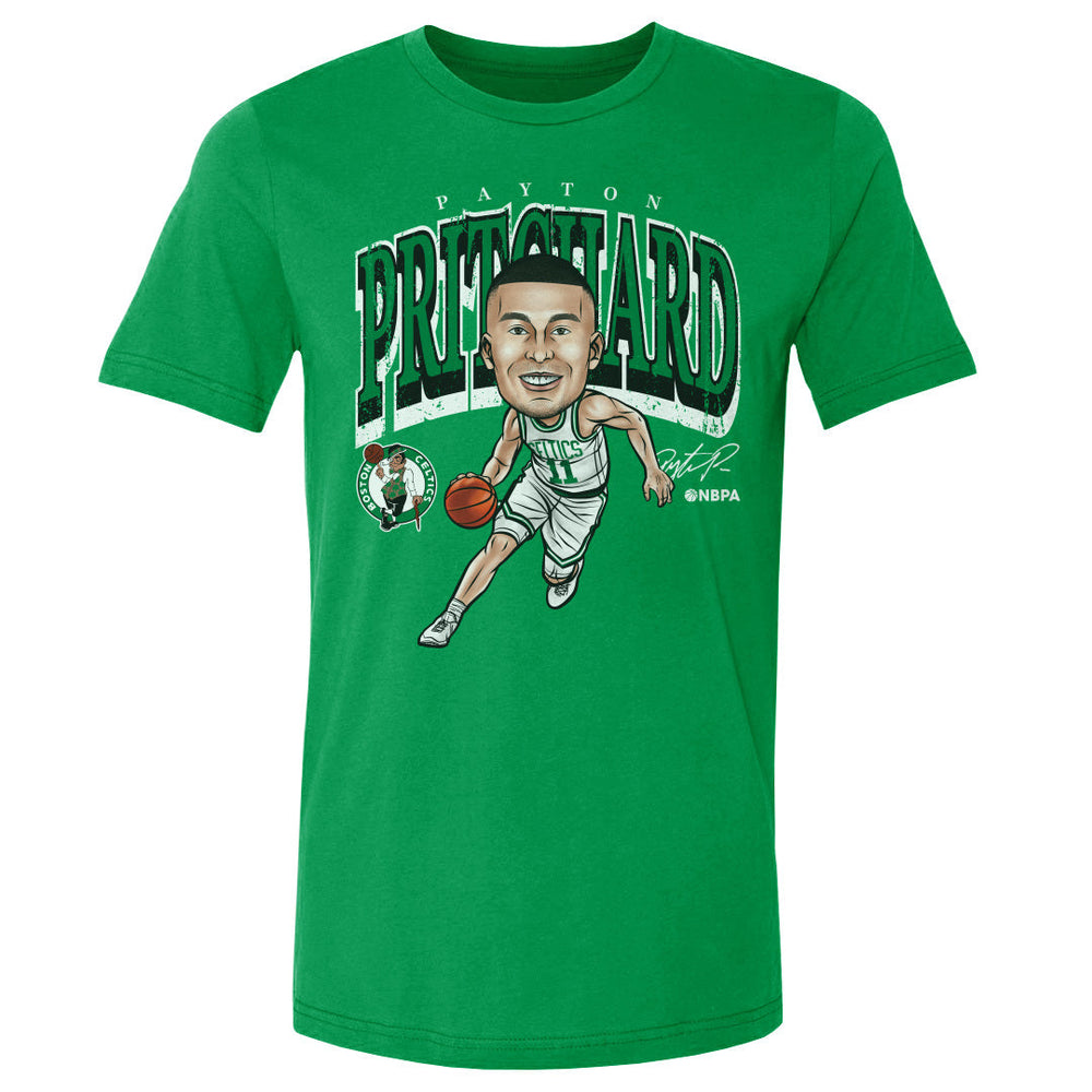 Payton Pritchard Boston Celtics Cartoon WHT (ONLINE ORDER ONLY)