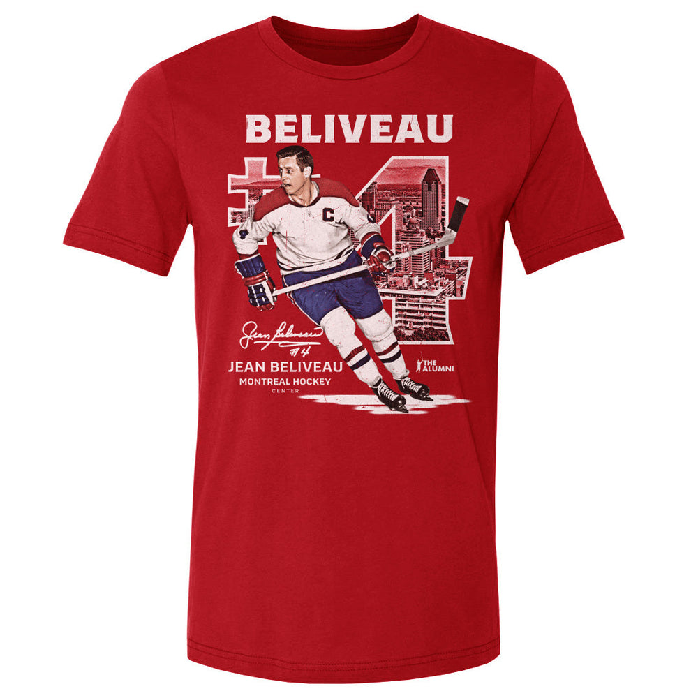 Jean Beliveau Montreal Throwback WHT (ONLINE ORDER ONLY)