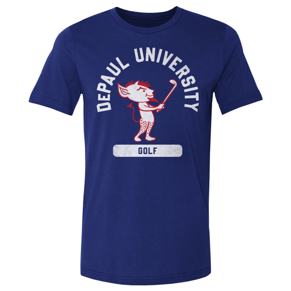 DePaul Blue Demons Mascot Golf WHT (ONLINE ORDER ONLY)